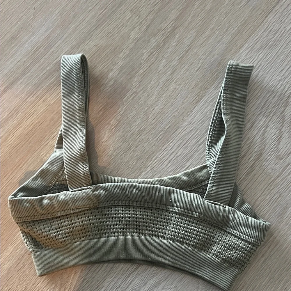 FP Movement by Free People Sage Ribbed Bralette - Picture 2 of 4